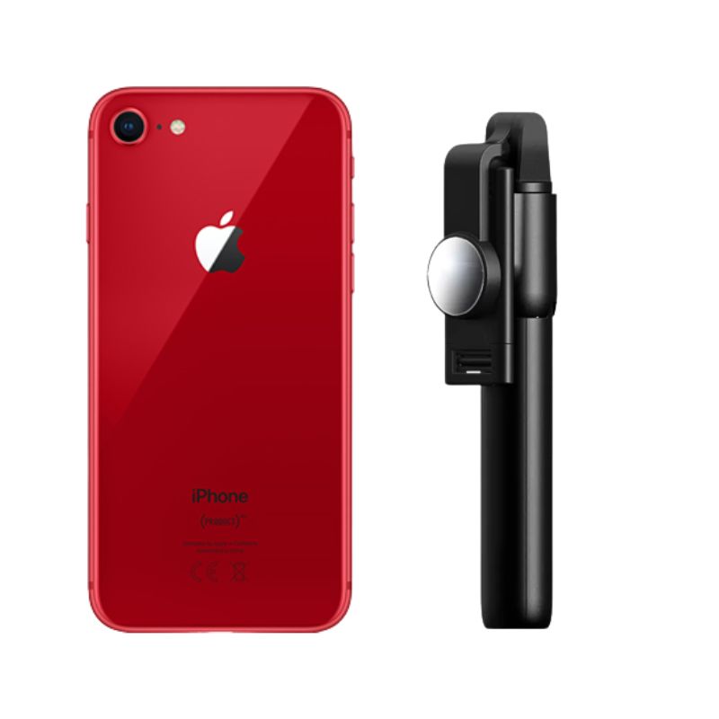 iPhone 8 64GB Rojo Reacondicionado Grado A + Bastón Bluetooth