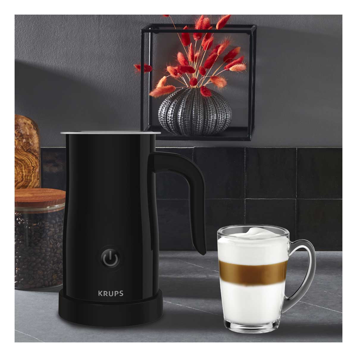 Espumador De Leche Krups XL1008MX Electrico 150 mililitros