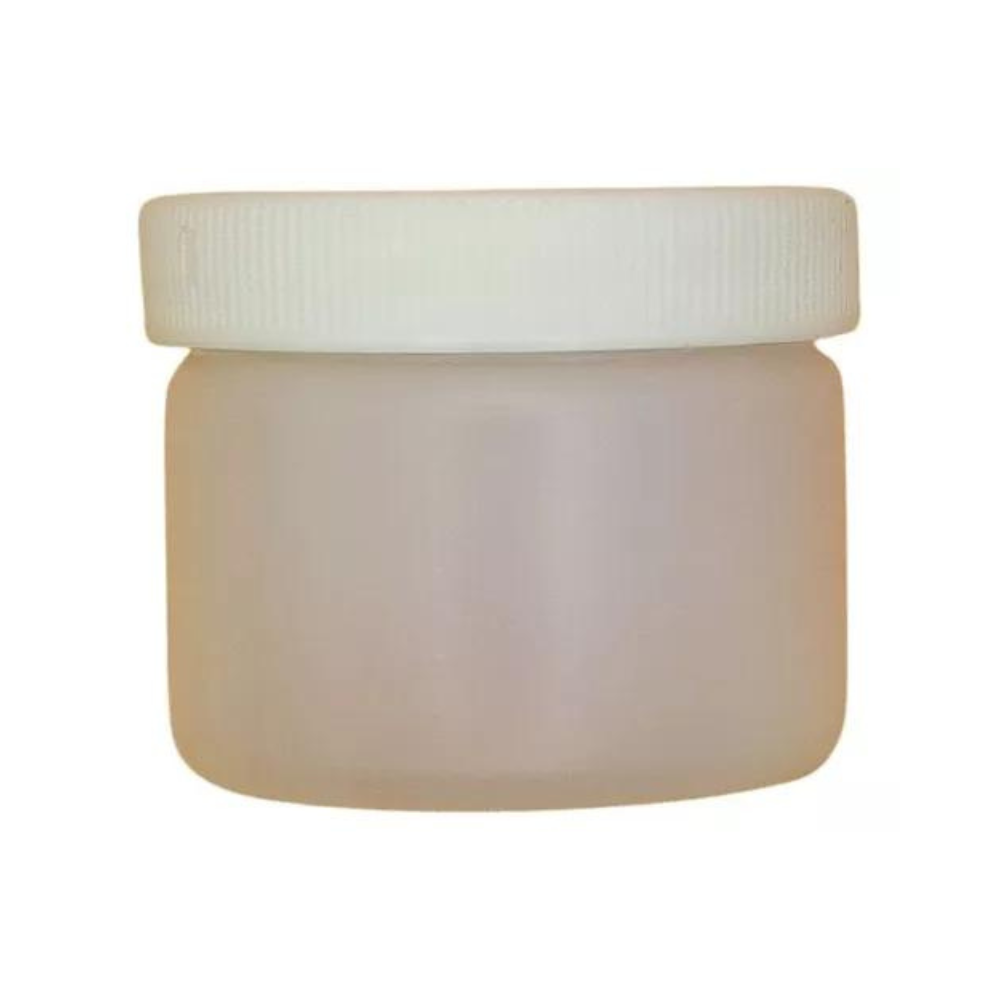 12 Tarros Pomadero Plástico 60 Ml Tapa Plana