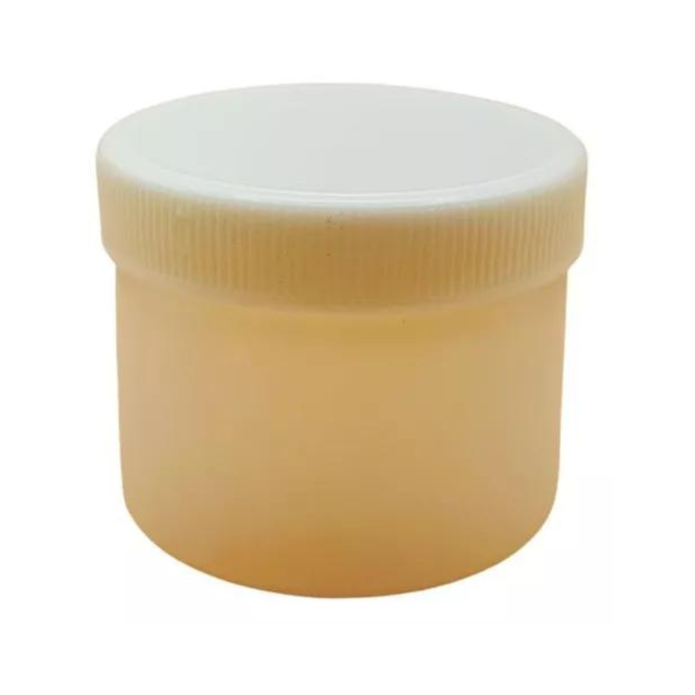 12 Tarros Pomadero Plástico 60 Ml Tapa Plana