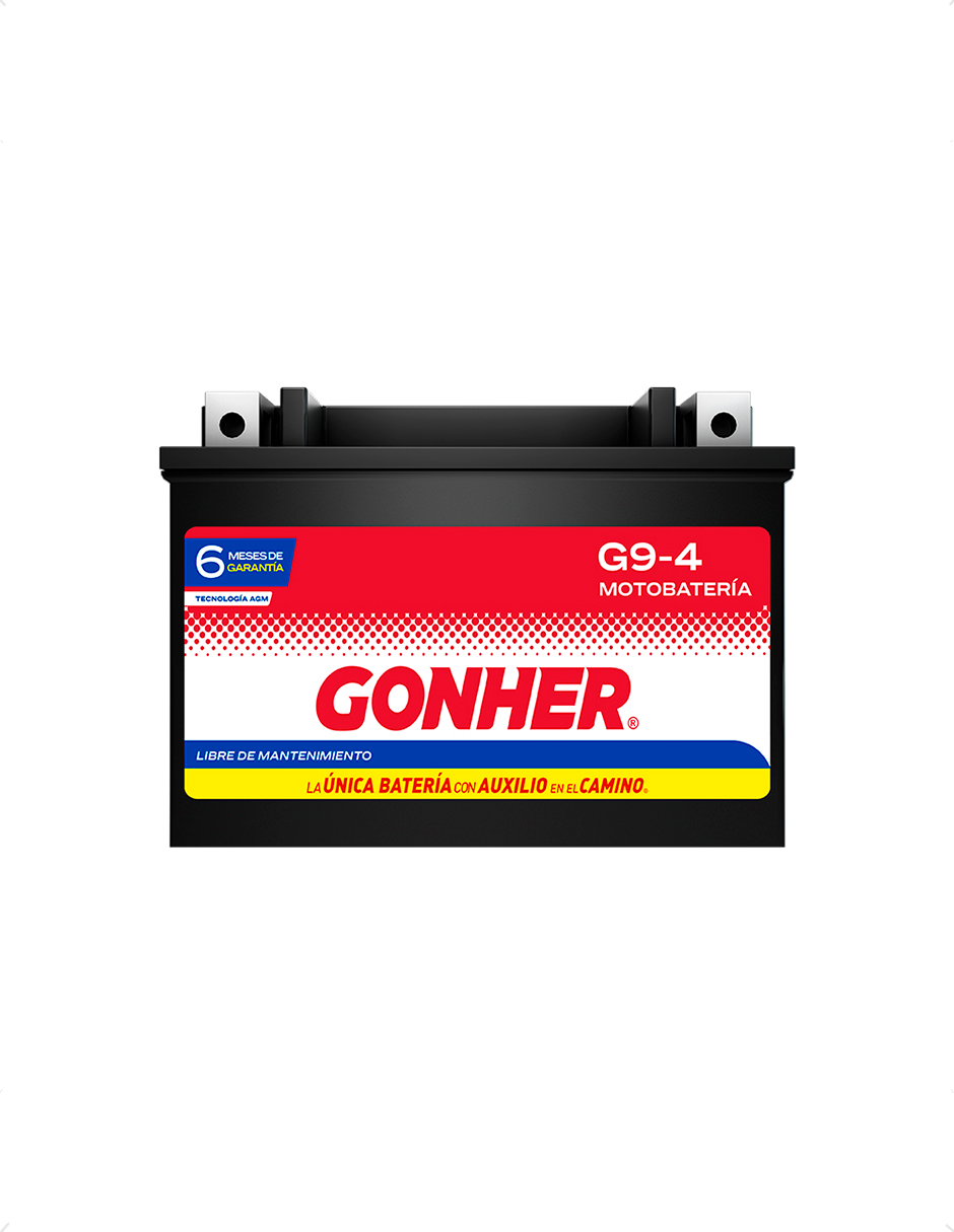 Gonher Moto Batería Tipo Gel Agm 1028666 G9-4 Ctx9-bs Ytx9-bs