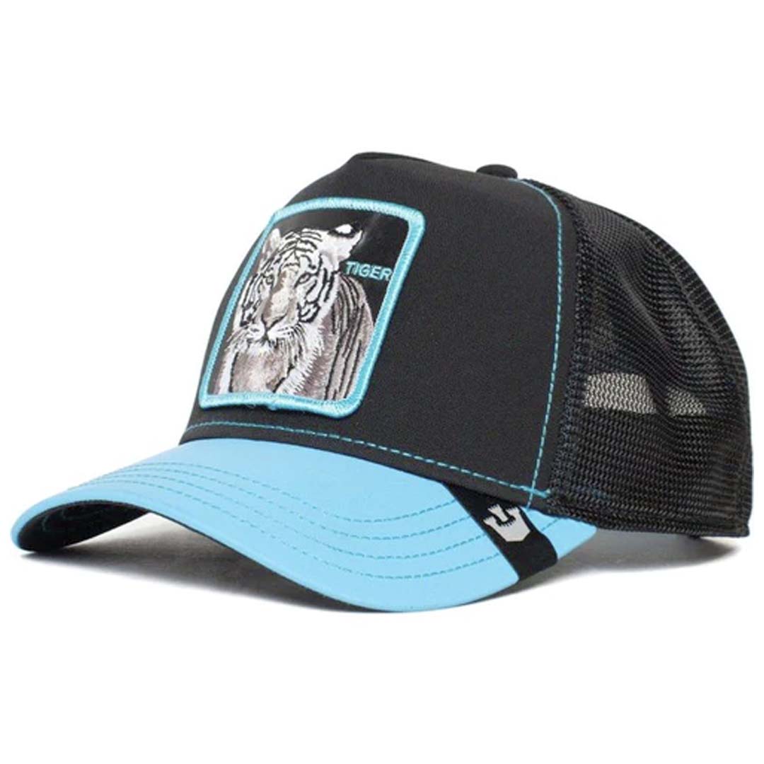 Gorra Goorin Bros Black/Blue Neon Tiger