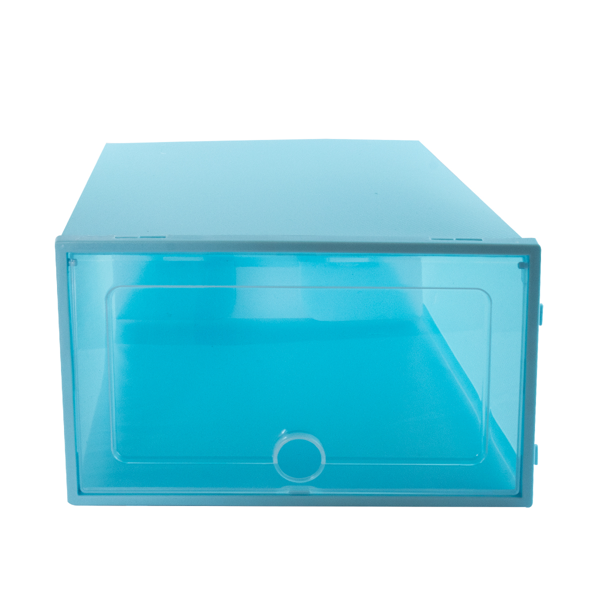 Cajas Organizadoras Apilables 6 pzas Prácticas y fácil de ocupar, guardar y/o conservar Tv Ofertas Multicolor 100% desmontables con puerta frontal de plástico duro transparente.