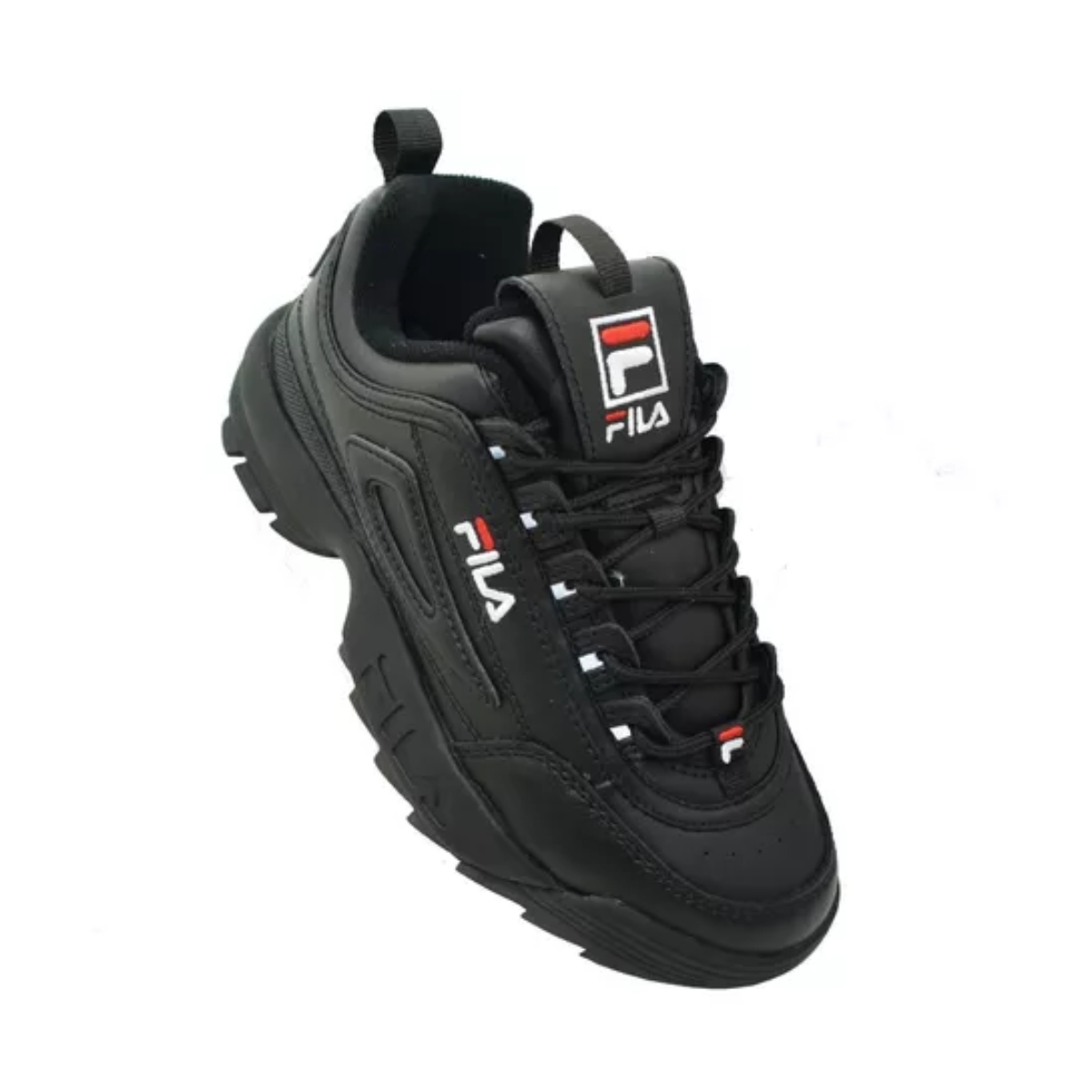 Tenis Fila Disrupter II Premium en negro de mujer 5fm00621-021