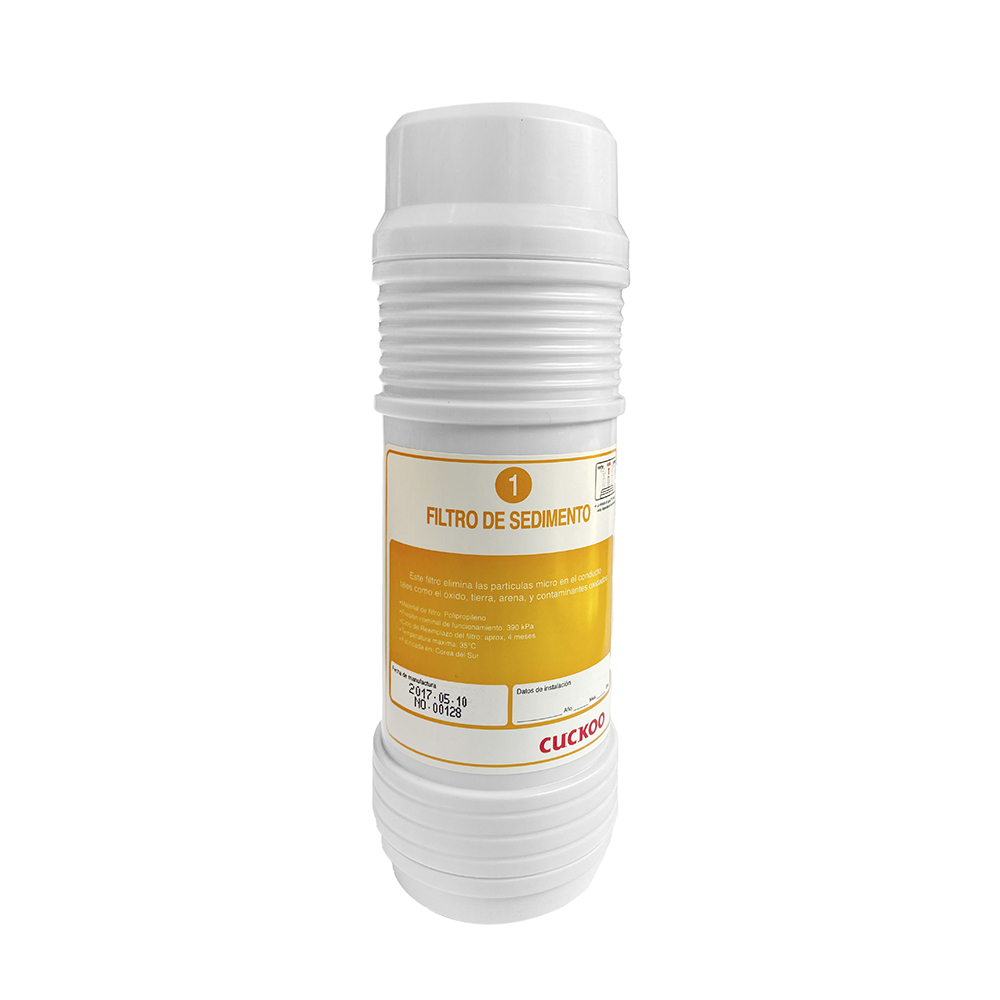 KIT 4 Filtros de Repuesto para Purificador de agua CUCKOO