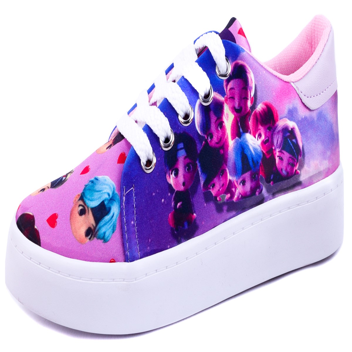 Tenis Bts K-pop Personajes Tinytan Bt21 Army Juvenil 422-lrb.