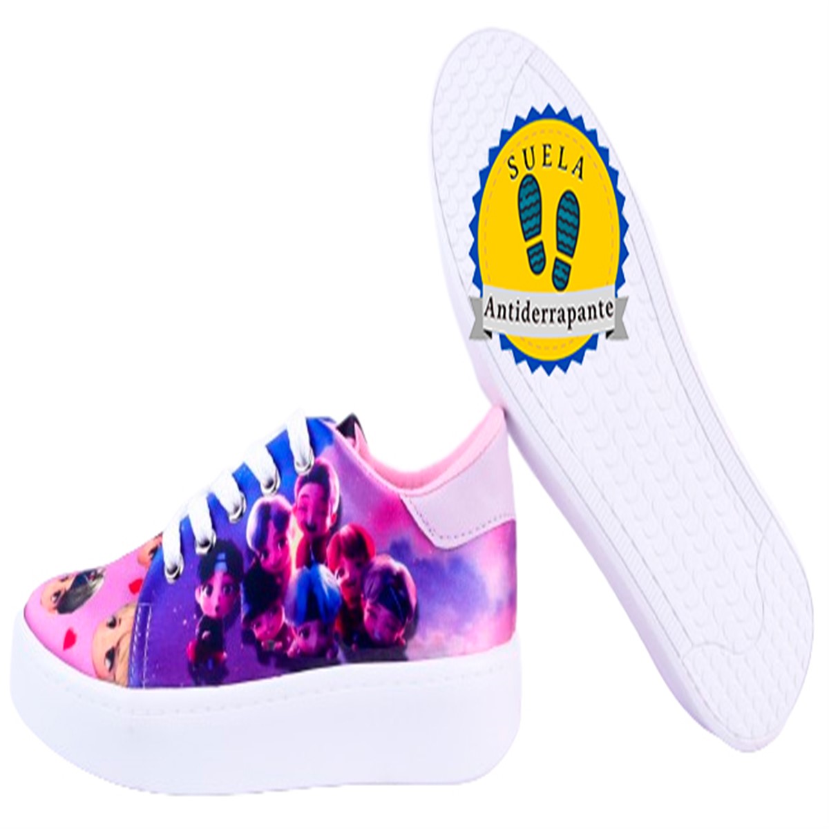 Tenis Bts K-pop Personajes Tinytan Bt21 Army Juvenil 422-lrb.