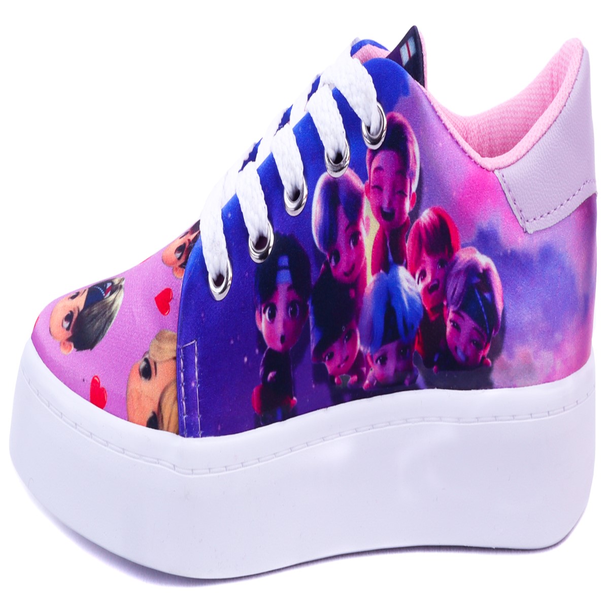 Tenis infantil hot sale feminino personagens