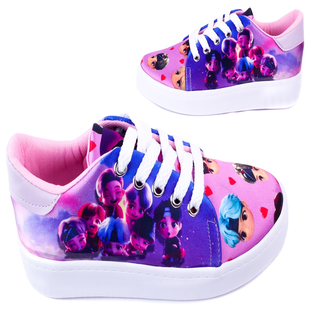 Tenis Bts K-pop Personajes Tinytan Bt21 Army Juvenil 422-lrb.