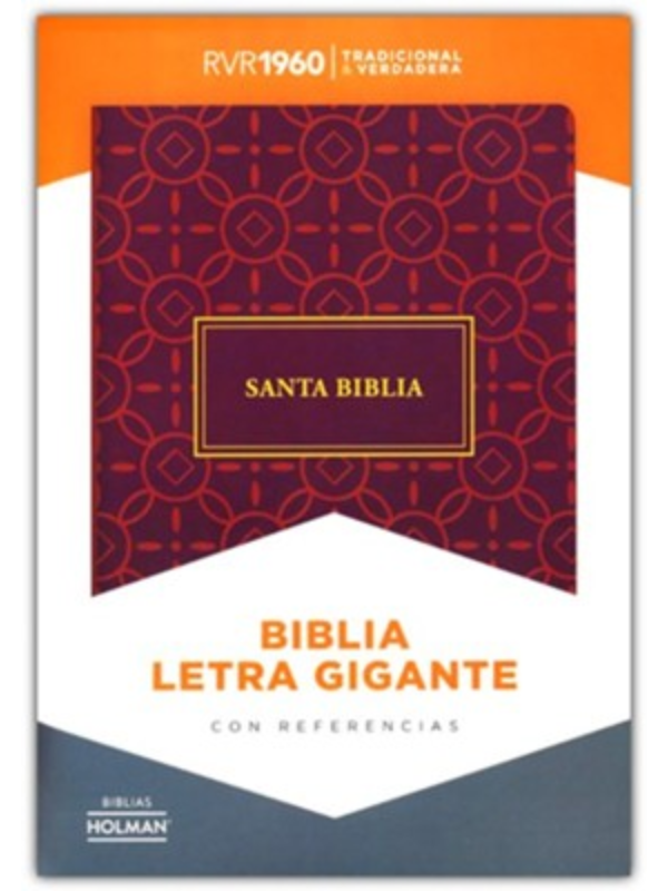 Biblia RVR60 Holman con referencias Letra gigante