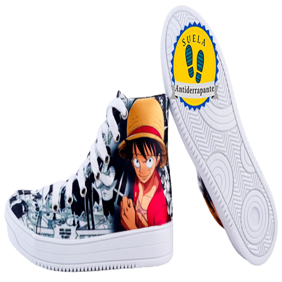 Tenis Bota One Piece Monkey D. Luffy Anime Cómodos 711-bo