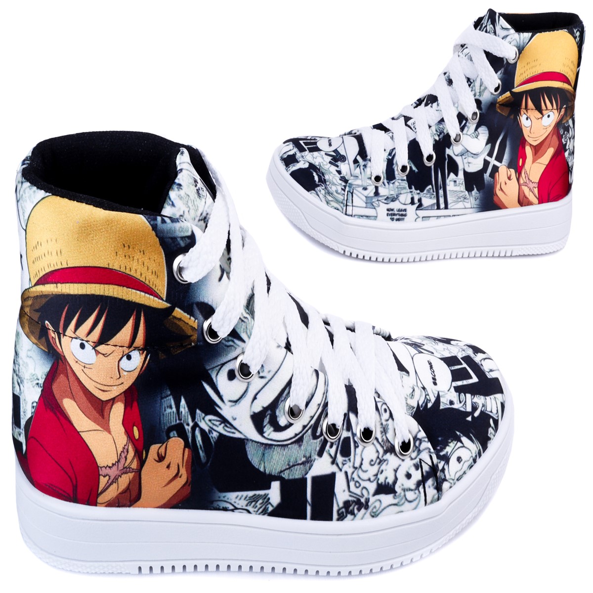 Tenis Bota One Piece Monkey D. Luffy Anime Cómodos 711-bo
