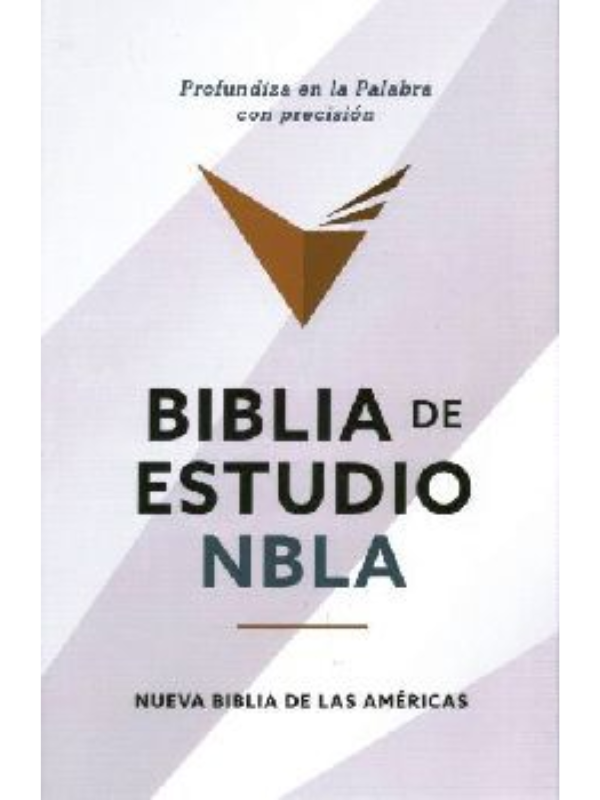 Biblia Nbla de Estudio Blanco  Tapa Dura Interior a dos colores 