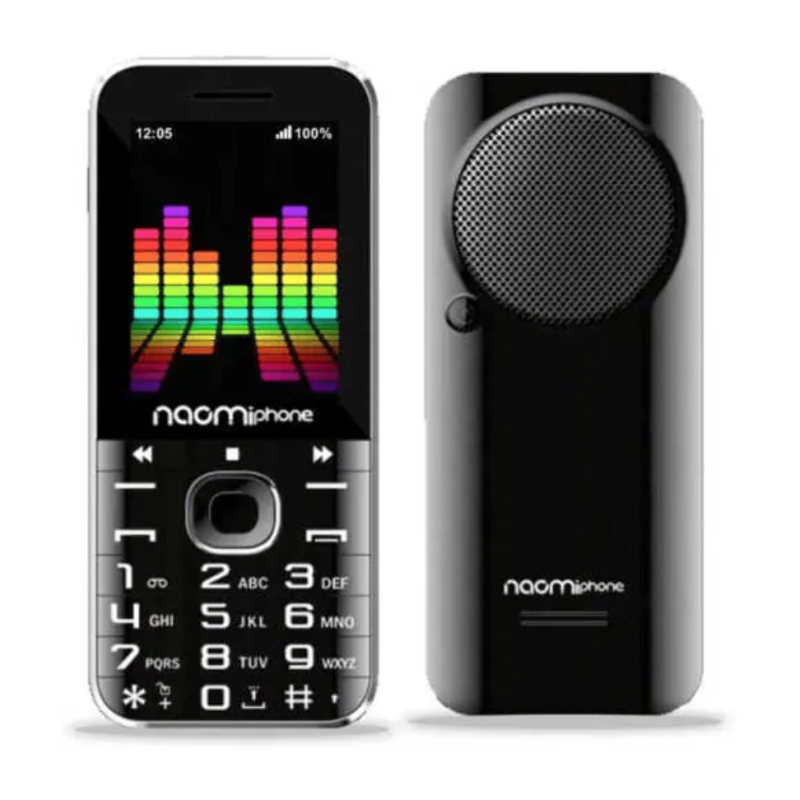 Naomi N40 2G Negro/Dorado/Plata Telefono Movil Barra Barrita Celular