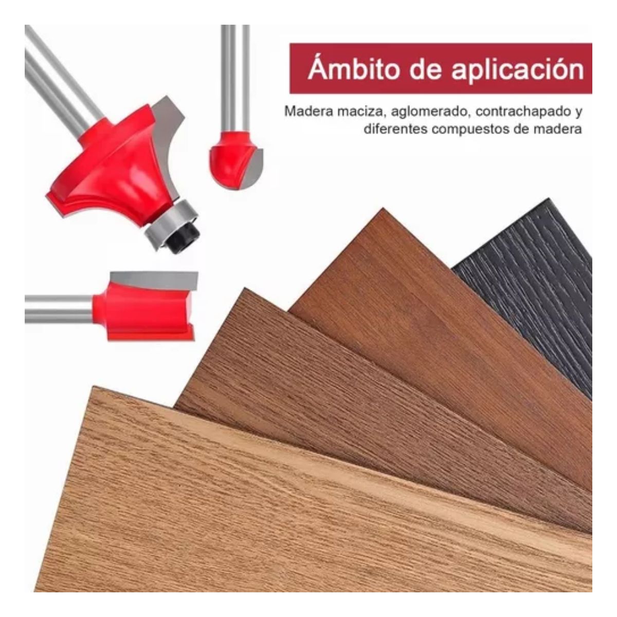 Brocas Fresas 1/4 Router Rebajadora Carburo 15pz