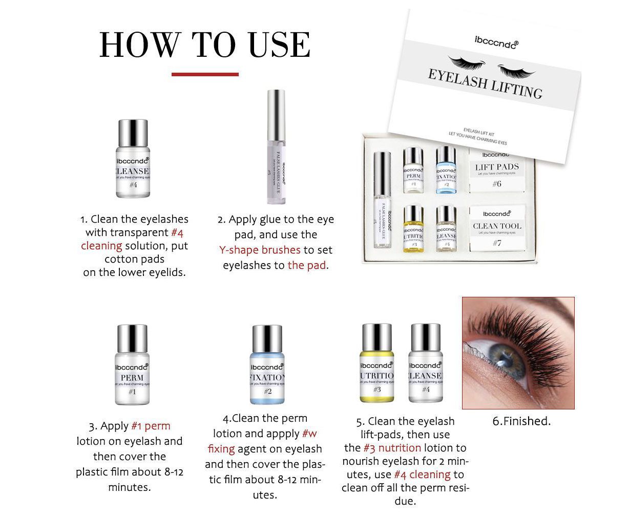 Kit Eyelash Lifting Rizado Enchinado de Pestañas Permanente