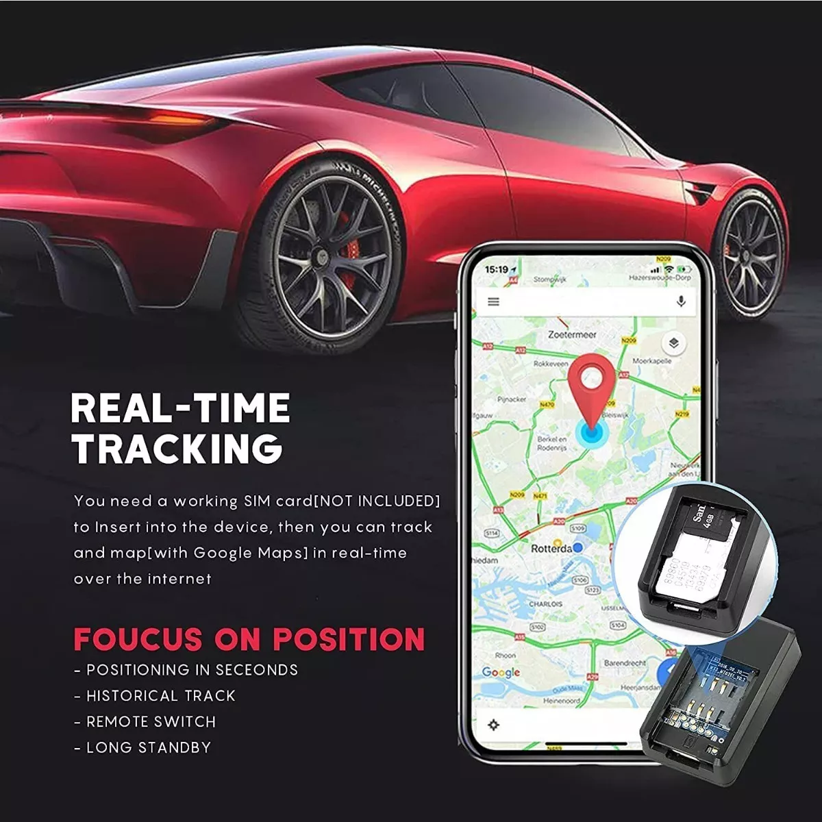 Gps Carros Rastreador Gps Rastreador Portatil