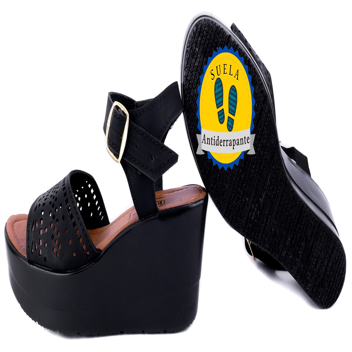 Sandalia Huarache Plataforma Mujer Playa Moda Cómodo Daniela