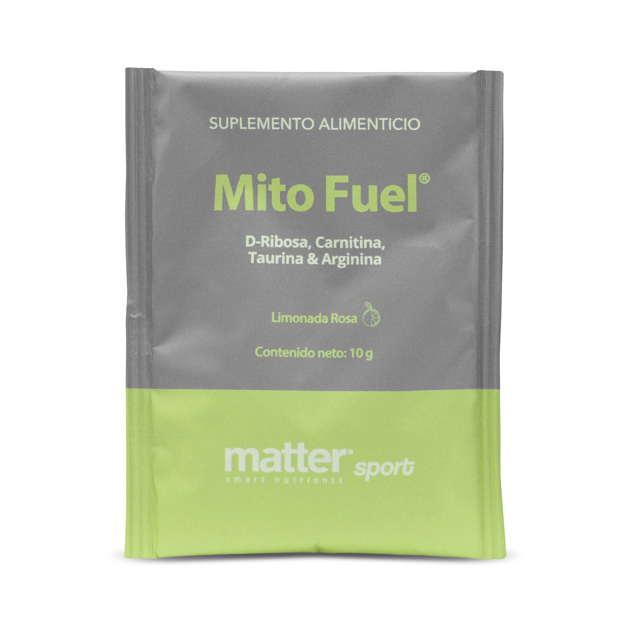 D-ribosa L-carnitina L-taurina L-arginina Mito Fuel, Matter