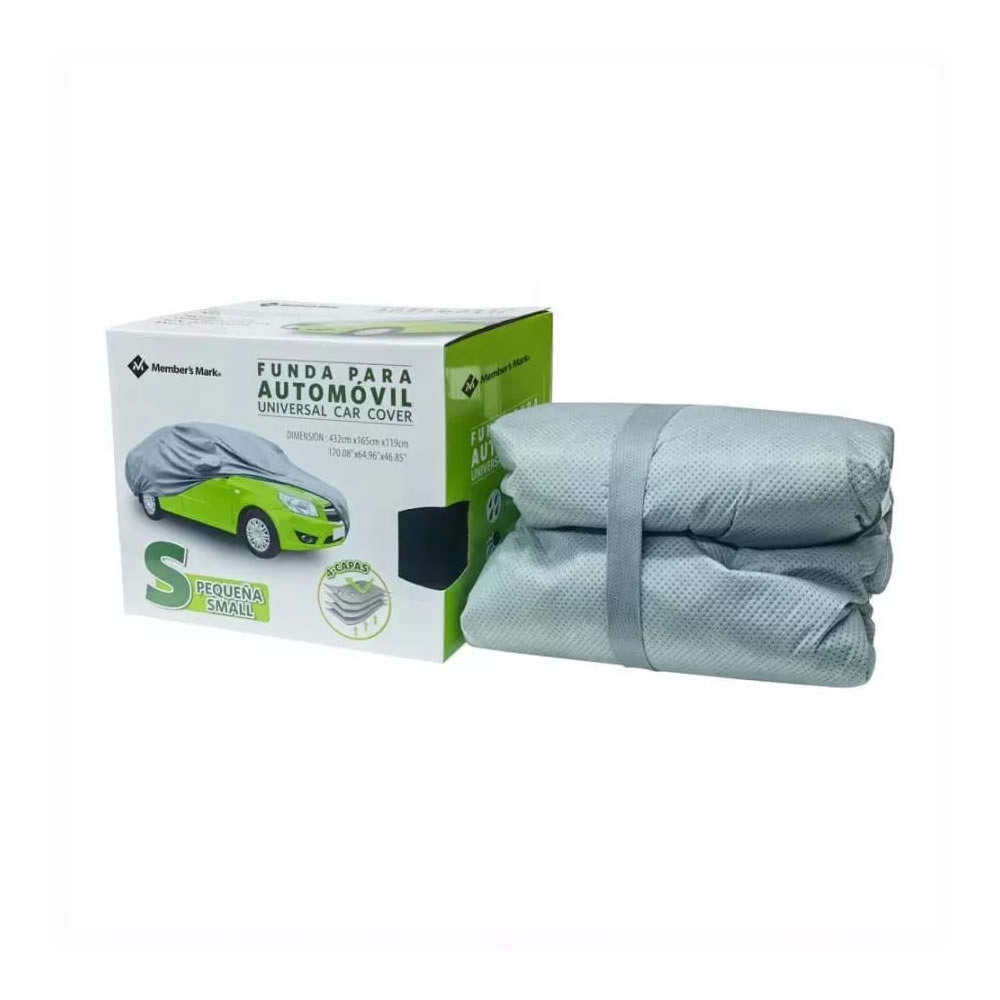Funda Para Automóvil Members Mark 570427-1 Tamaño Pequeño - Gris