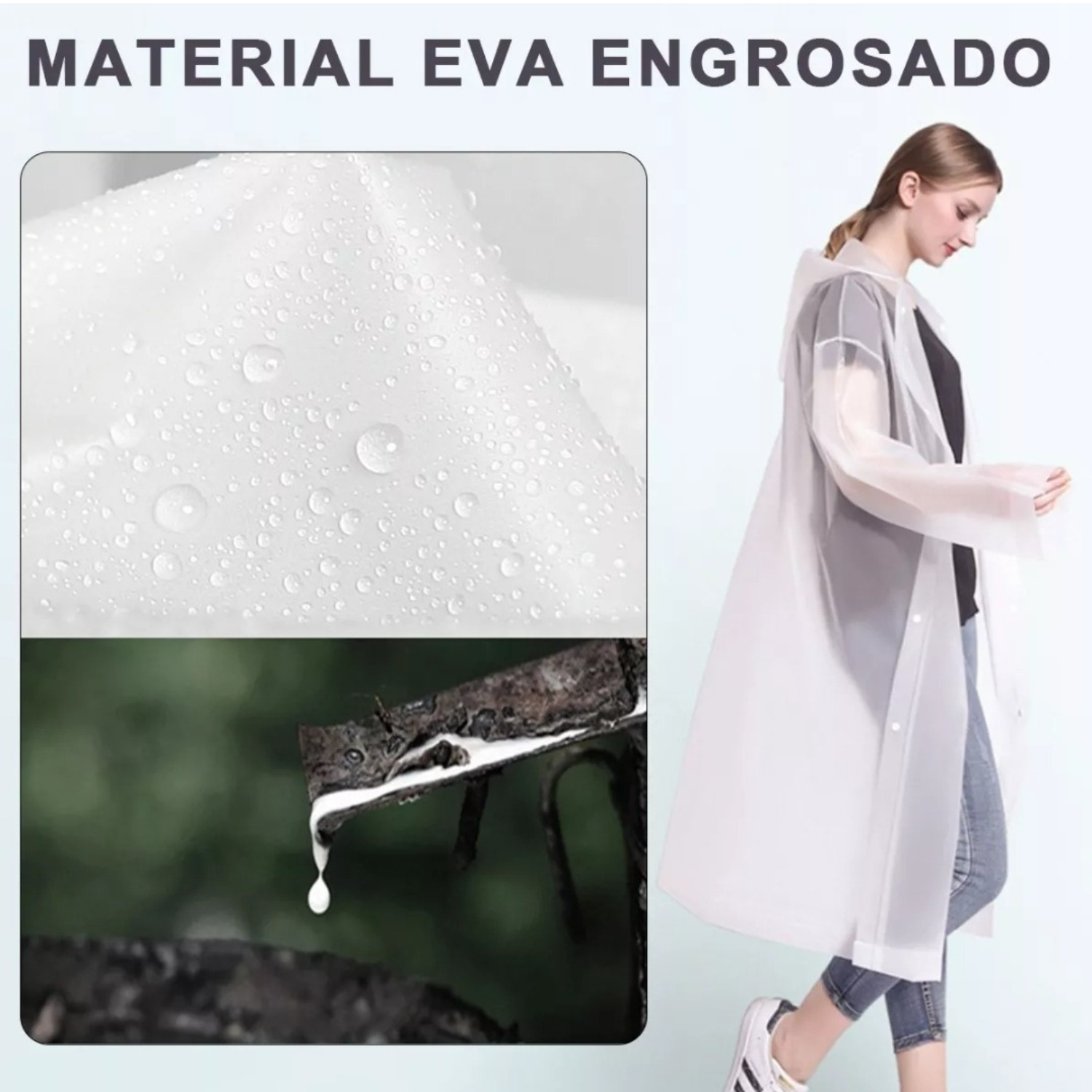 Impermeable Reutilizable Alta Calidad EVA