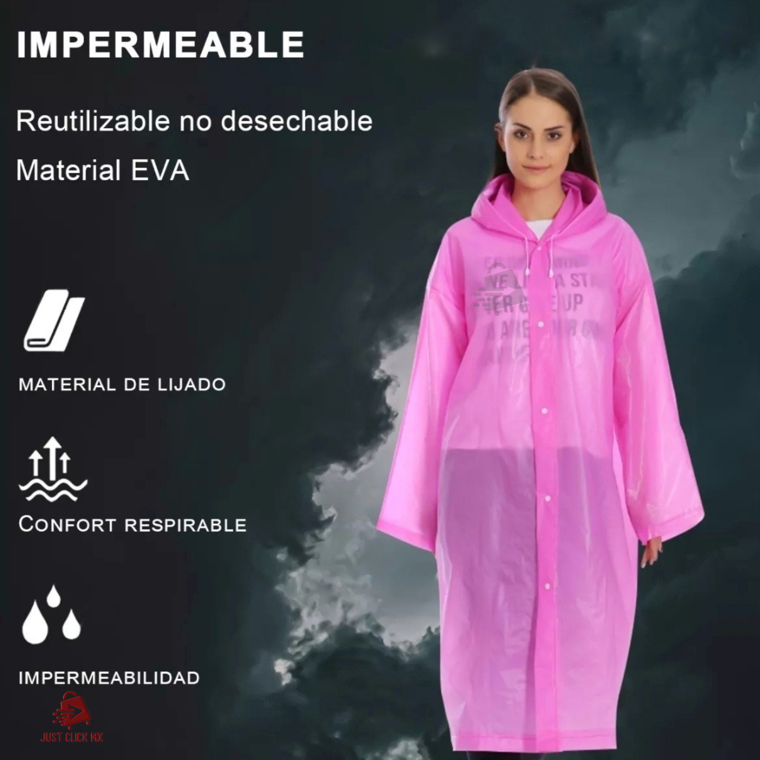 Impermeable Reutilizable Alta Calidad EVA