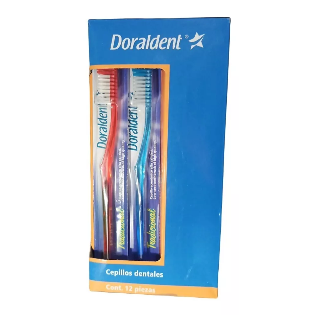 Cepillo De Dientes Infantil Doraldent Pack 12 Pzas C/u 