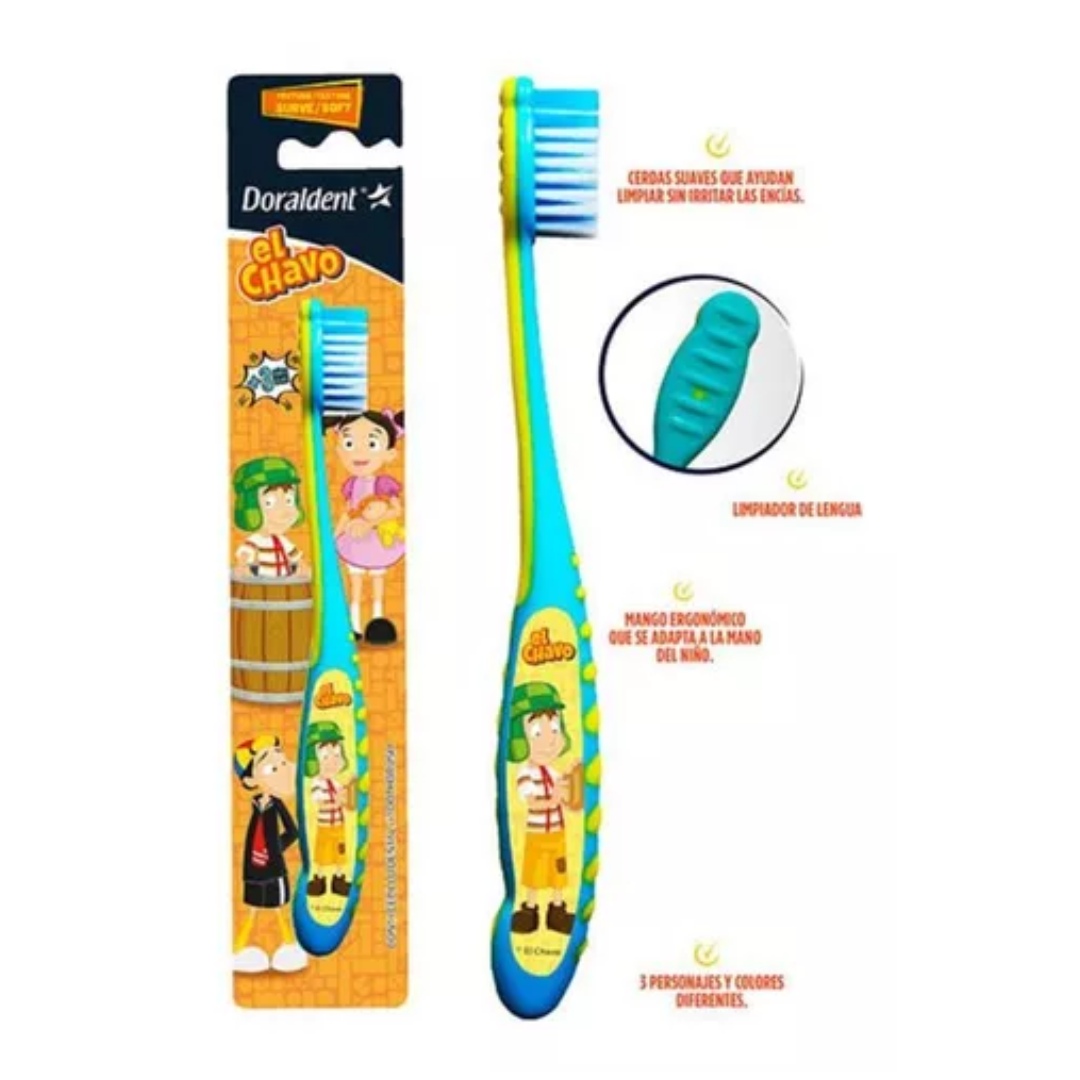 Cepillo De Dientes Infantil Doraldent Pack 12 Pzas C/u 