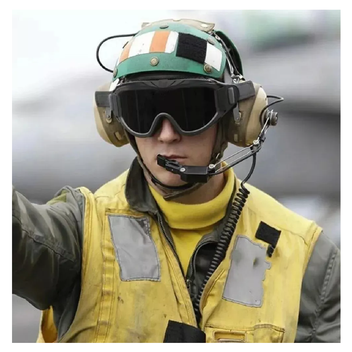 Googles Tácticos De Protección Moto 3 Micas Intercambiables Negro