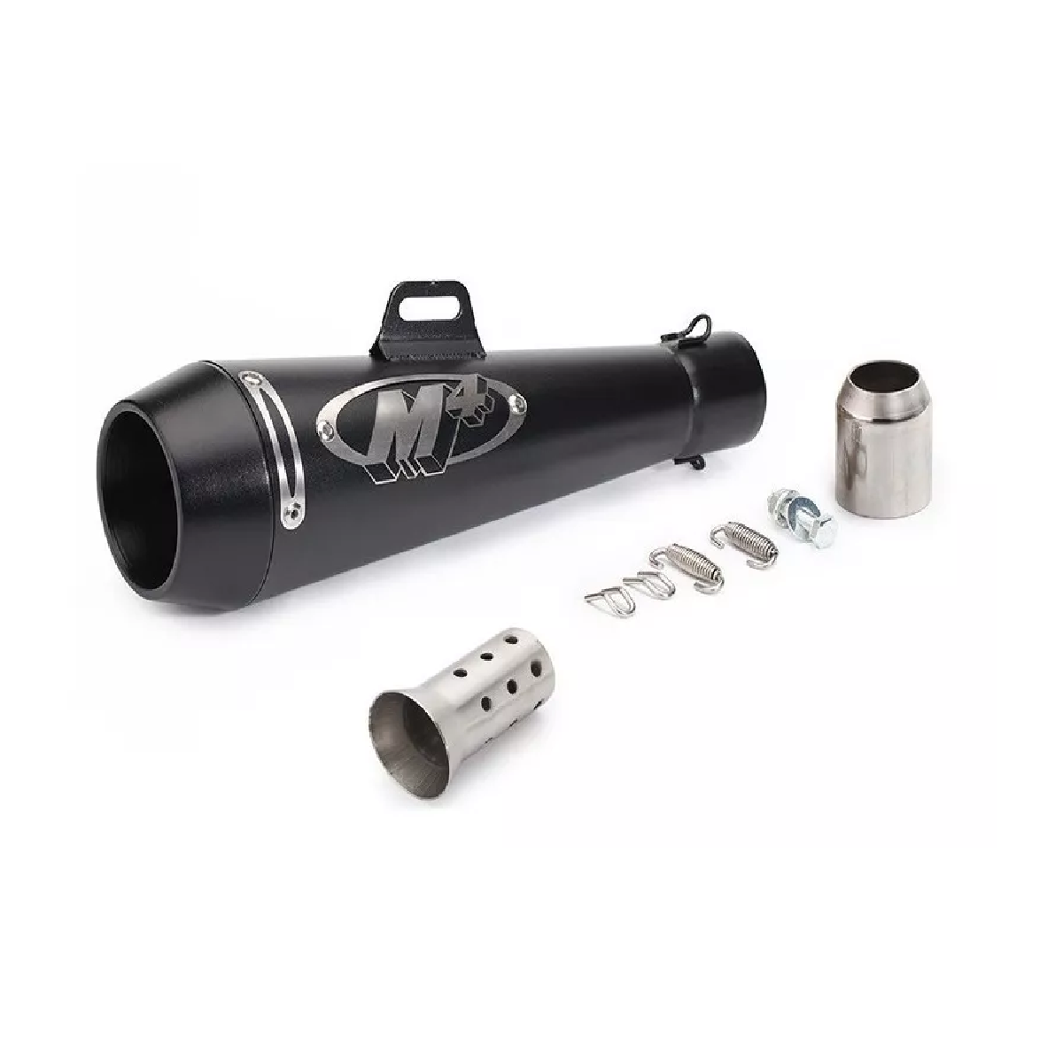 Escape Moto Deportivo 51mm Acero Inoxidable Y Silenciador M4 Negro