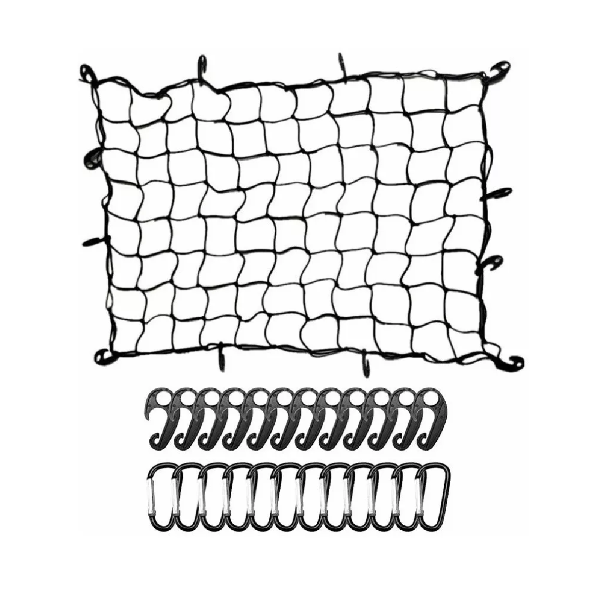 Red Malla Para Canastilla Portaequipaje Universal 120*90cm