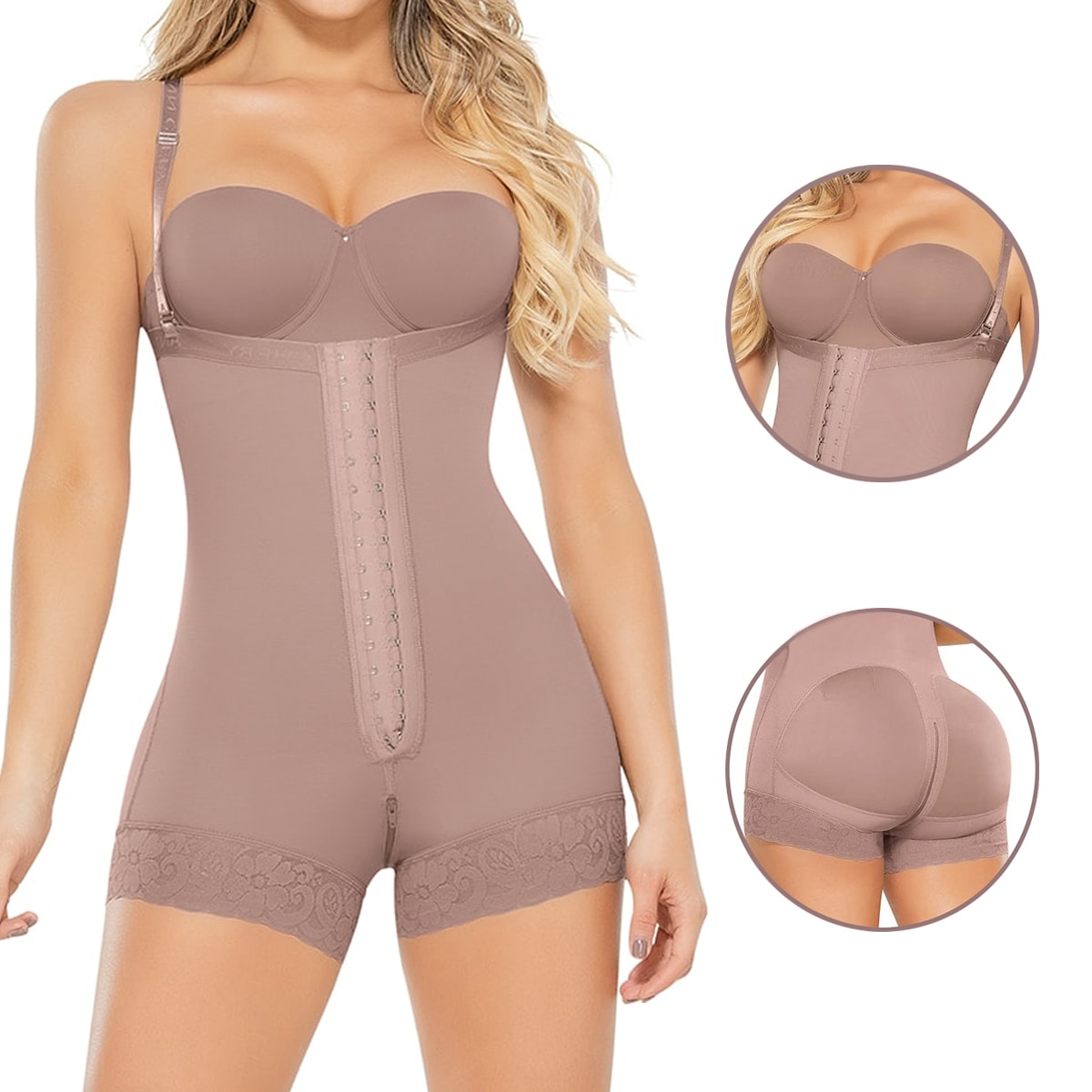 Faja Colombiana Liposucción Ann Chery Faja Reductora y Moldeadora Levanta Busto, Aplana Abdomen y Levanta Glúteos