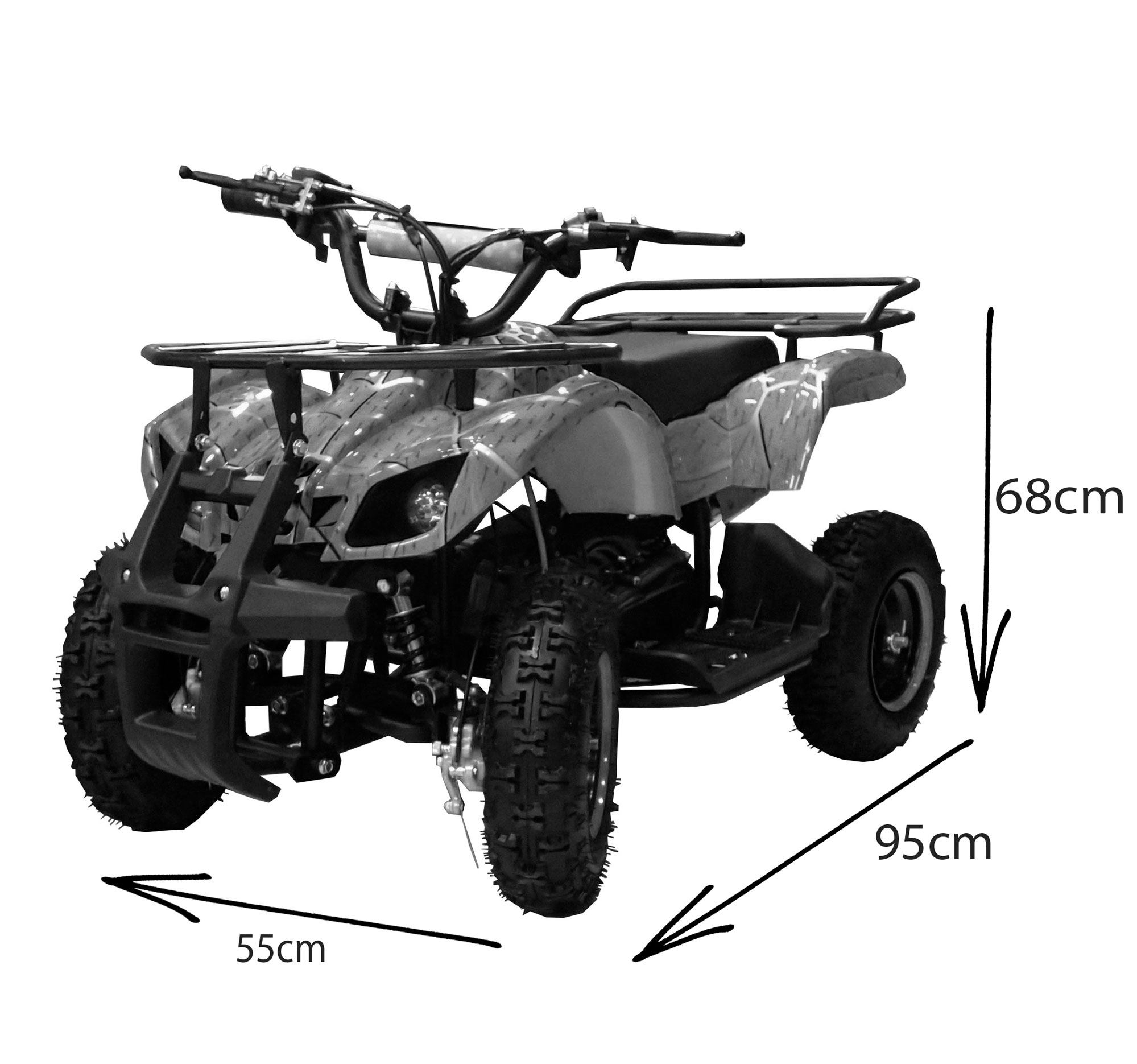 Cuatrimoto Infantil Spyder Atv05 Negro