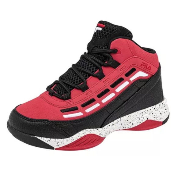Tenis Fila Spitfire Rojo/negro/blanco Basketball Mujer