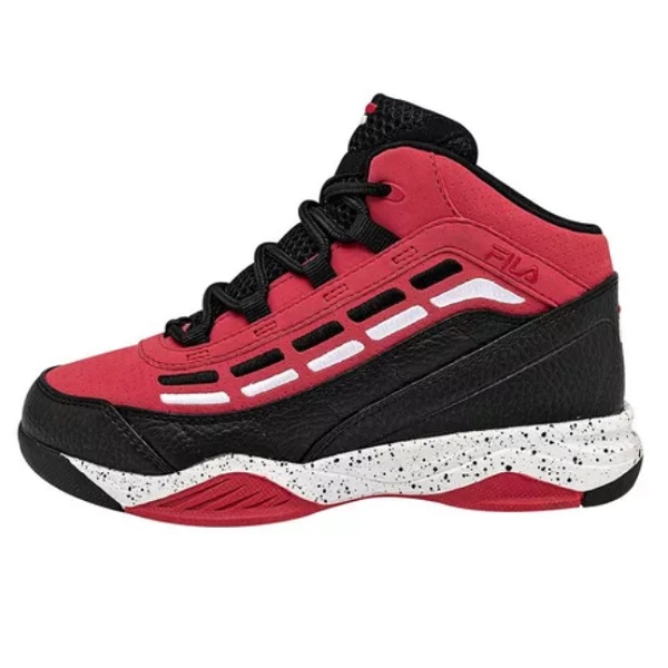 Tenis Fila Spitfire Rojo/negro/blanco Basketball Mujer