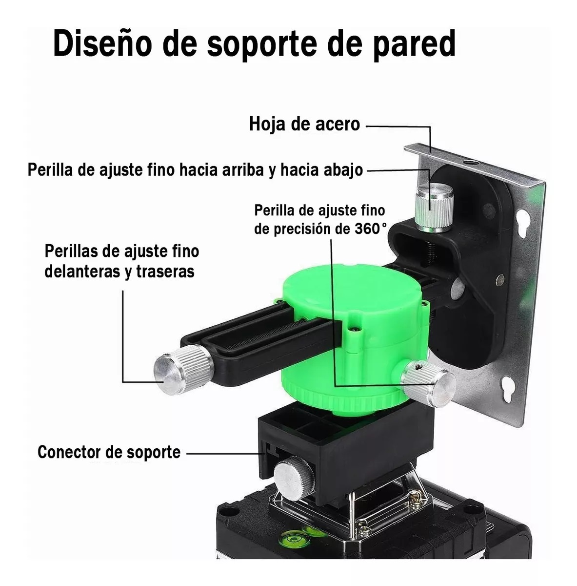 Nivel Laser Multifuncional 16 Líneas Láser Nivel 3 Autonivelante