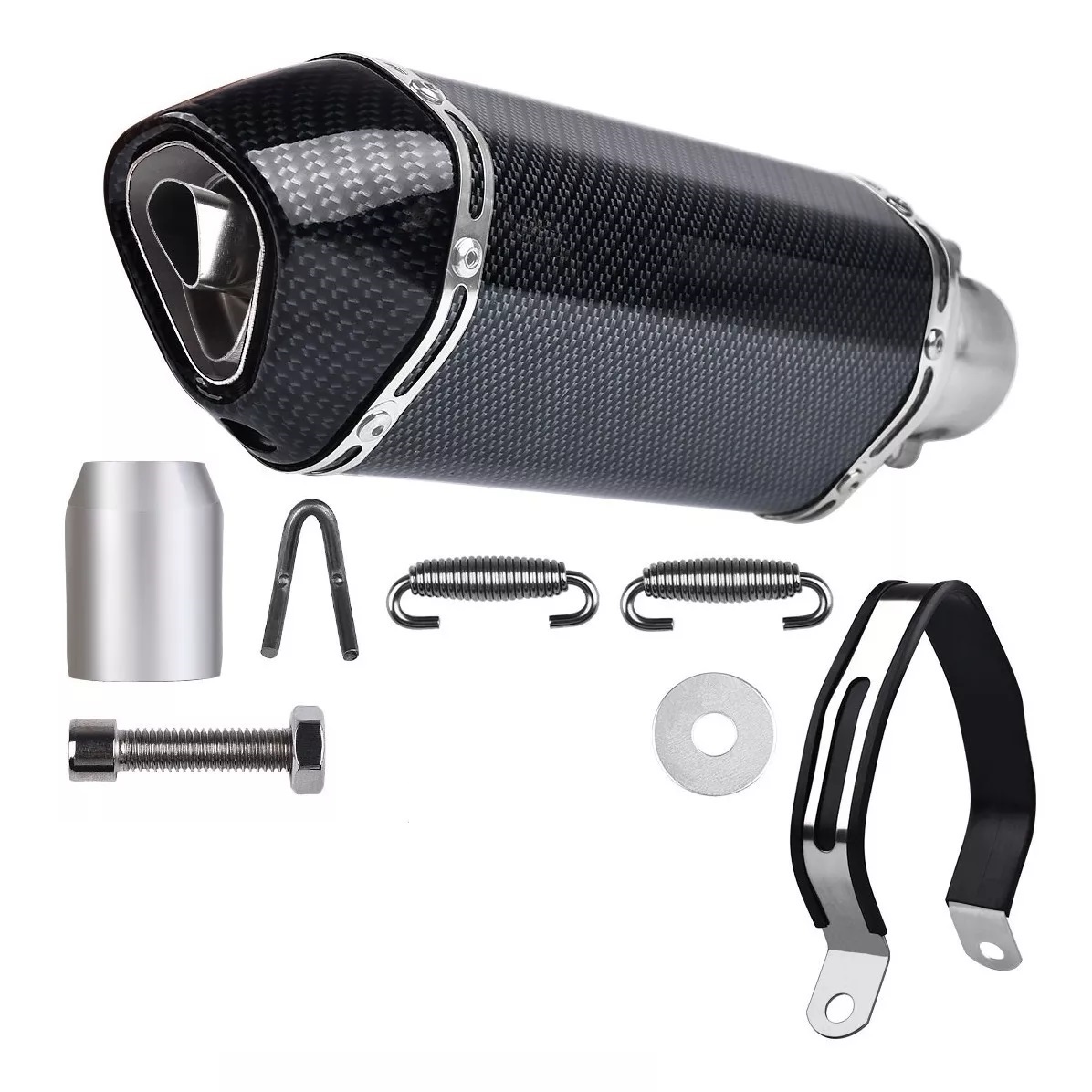 Escape Silenciador Para Moto Deportivo Universal 38-51mm