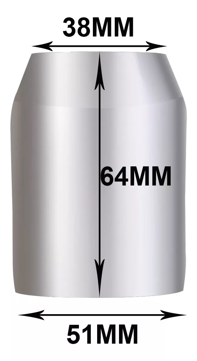 Escape Silenciador Para Moto Deportivo Universal 38-51mm