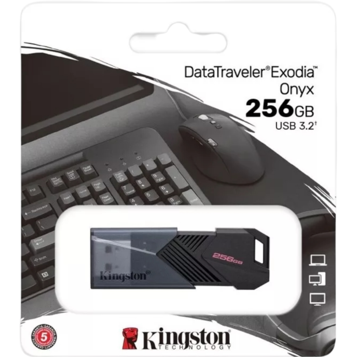 Memoria USB Kingston  Exodia Onix  3.2 256gb