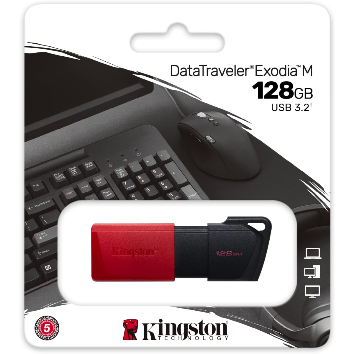 Memoria USB 3.2 Gen 1 128GB Kingston