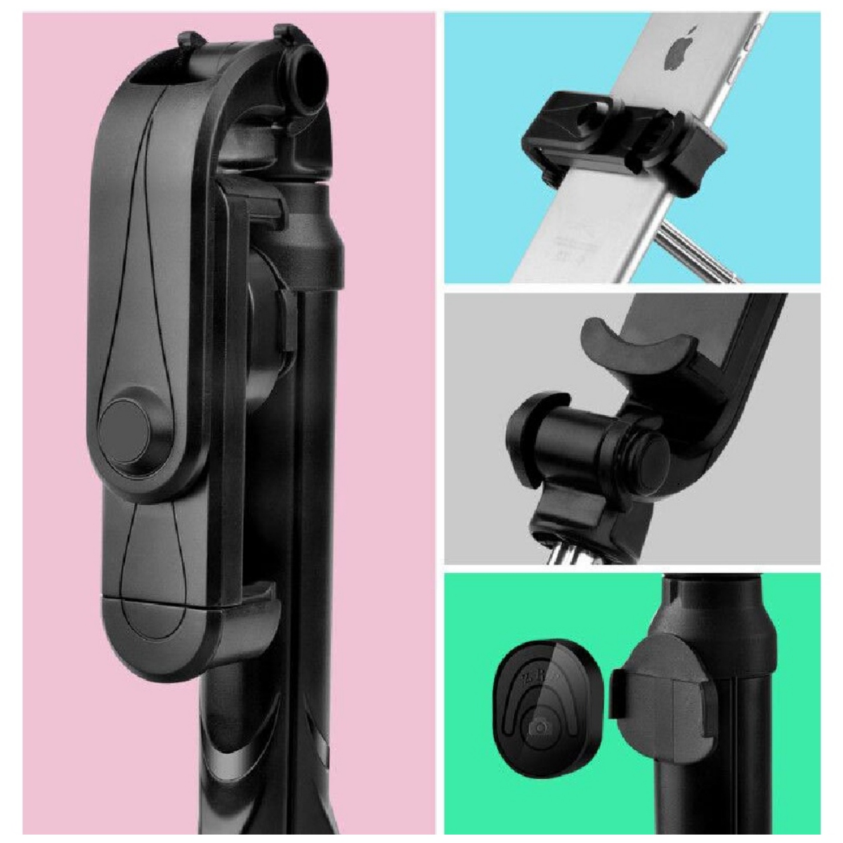 Palo De Selfie Con Flash Trípode Celular Con Control Remoto