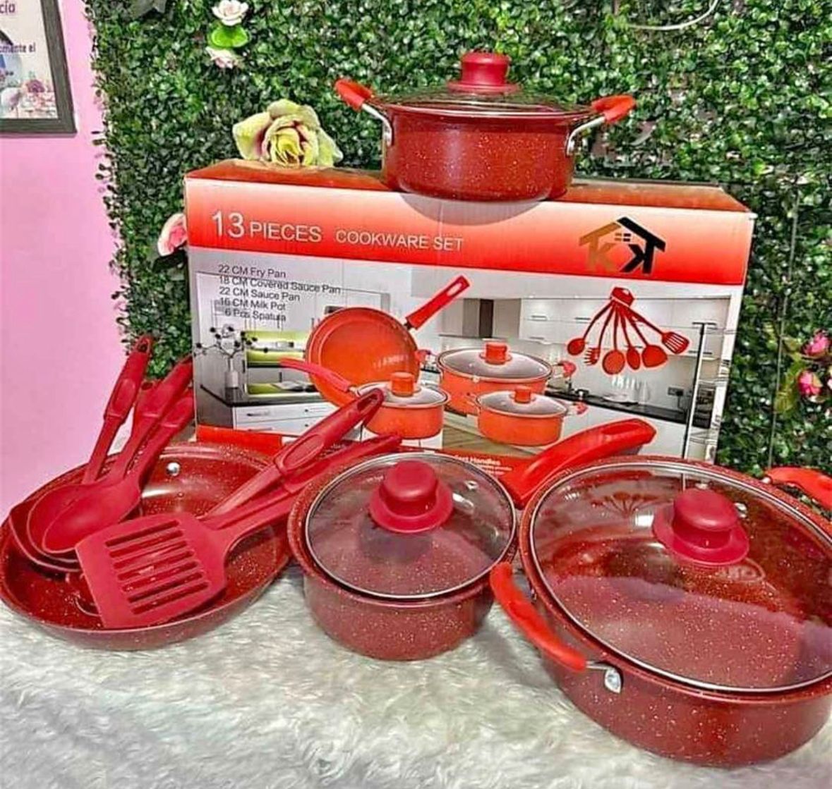 Bateria de Cocina Set 13 piezas Tipo Peltre