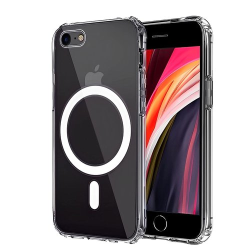 Funda para iPhone 7 Plus / iPhone 8 Plus de 5.5 Case Transparente  Minimalista con Carga Magnética