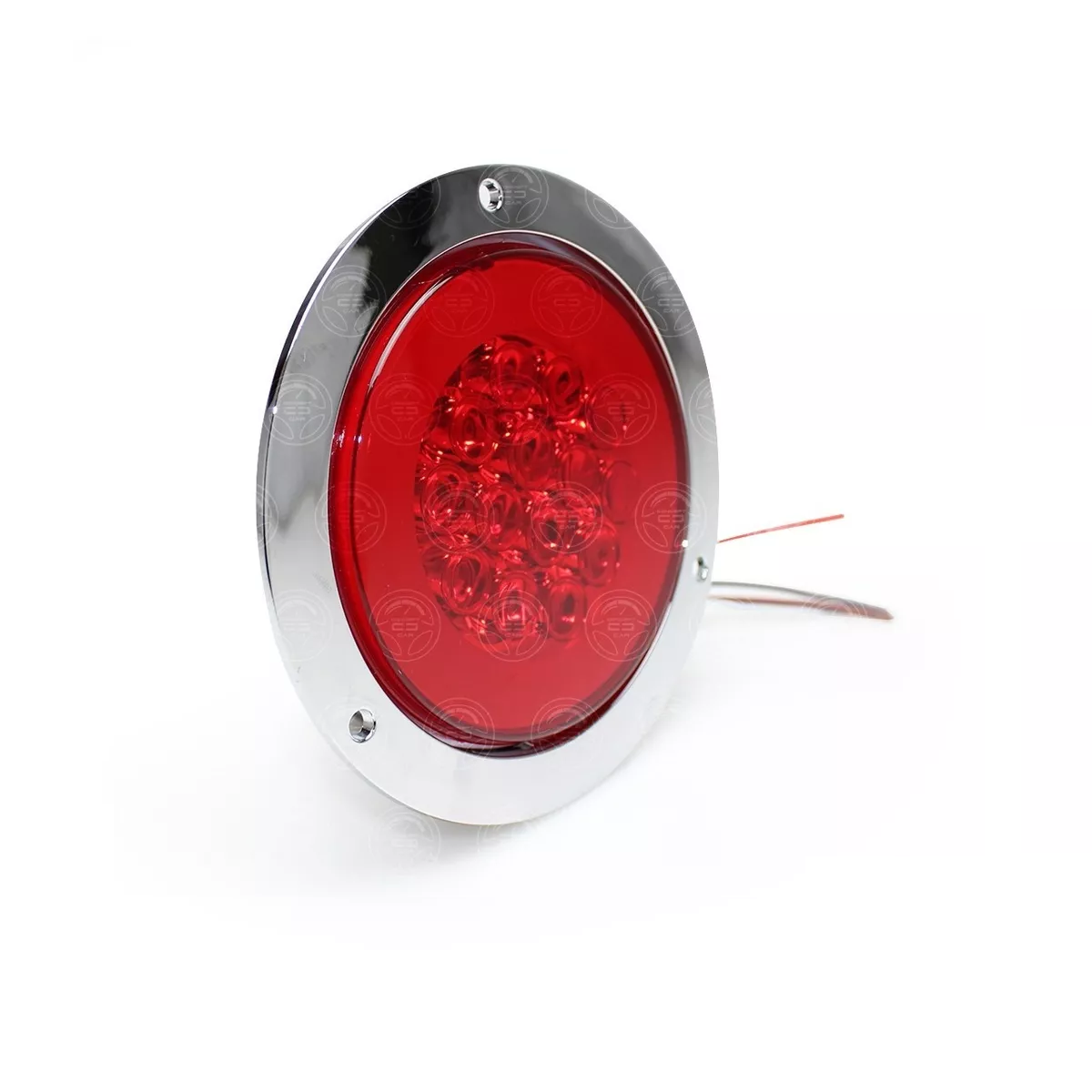 Plafon 14 Led Redondo Aro Plasma Gel 4 Funciones 12-24v F1 Rojo