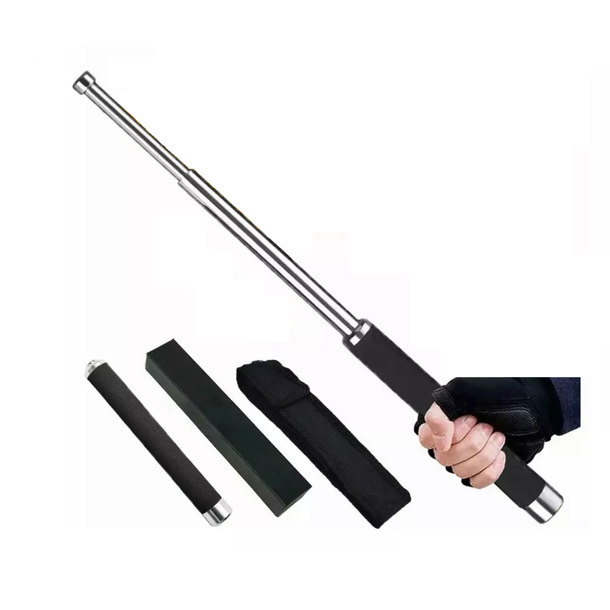 Bastón Retráctil Seguridad Personal De 64 Cm