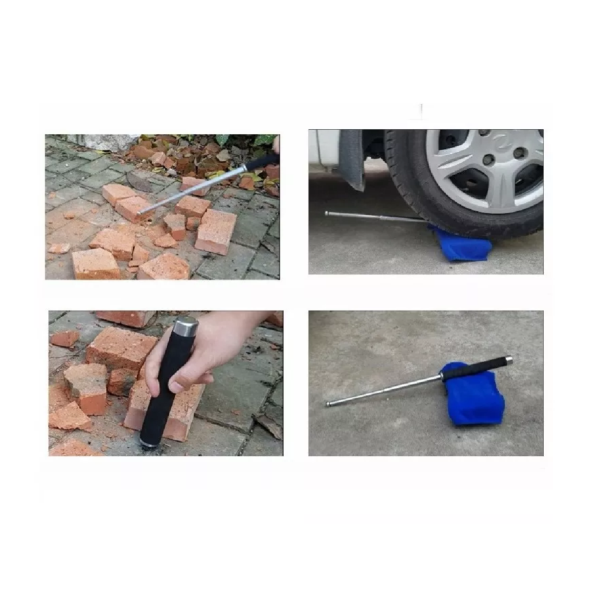 Bastón Retráctil Seguridad Personal De 64 Cm