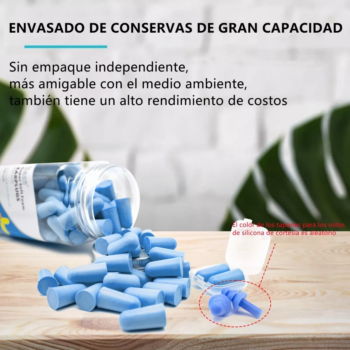 Tapones Para Oídos Ultra Suaves Silicona Para Dormir 60 Par