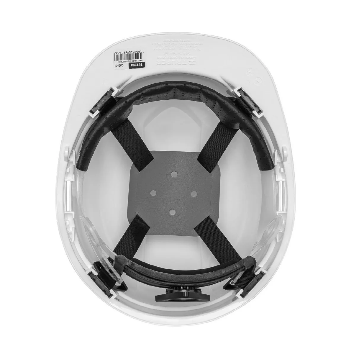 Casco De Seguridad Ventilado, Ajuste De Matraca, Blanco