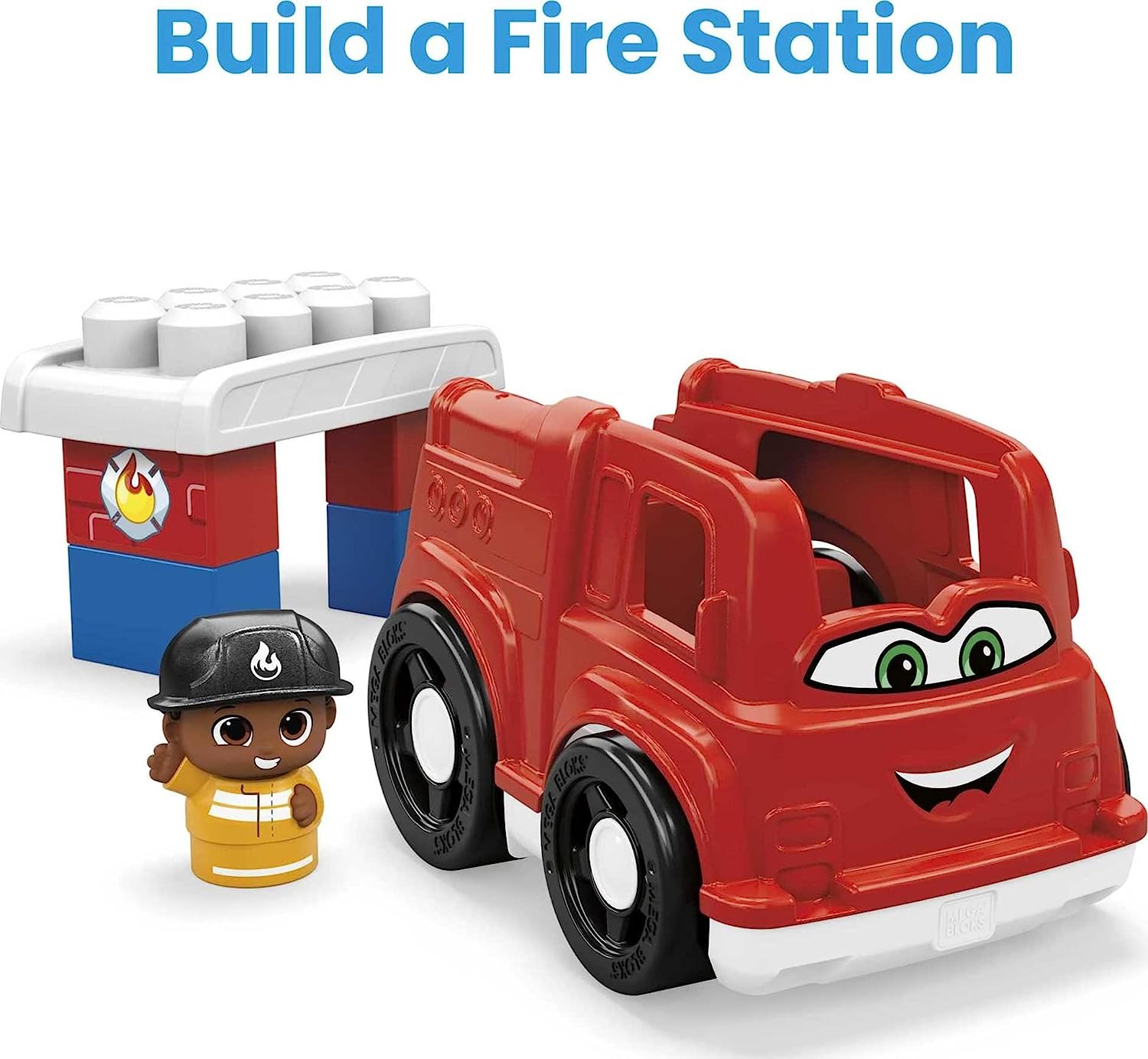 Mega Bloks Juguete de Construcción Camión de Bomberos de Bloques