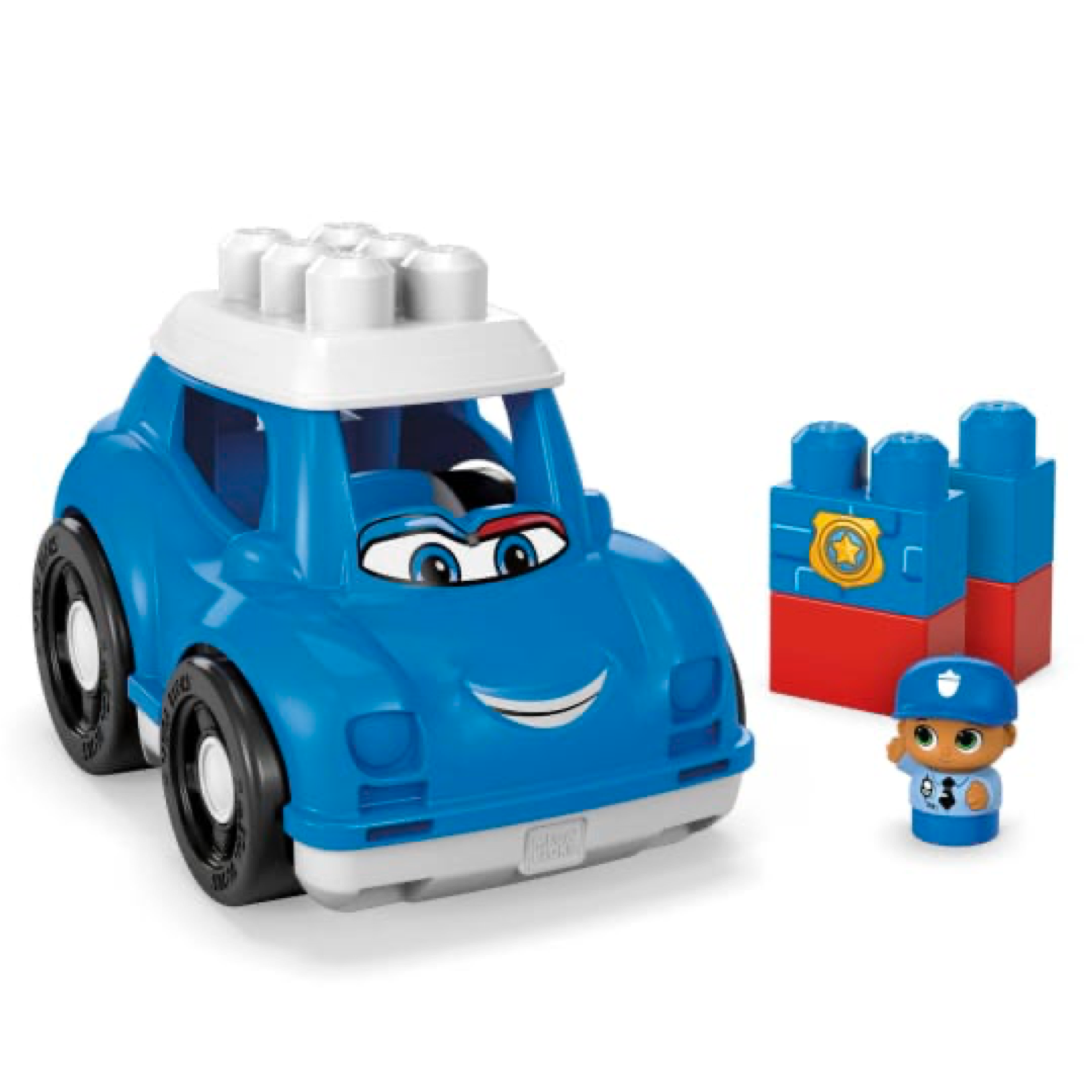 Mega Bloks Juguete de Construcción Vehículo Policía de Bloques